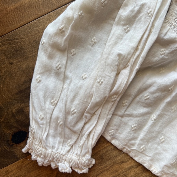 Long Sleeve V-Neck Smock Top - Picture 3 of 3